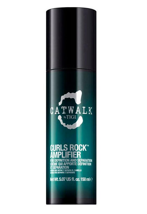 Catwalk by TIGI Curls Rock Amplifier bottle on a white background